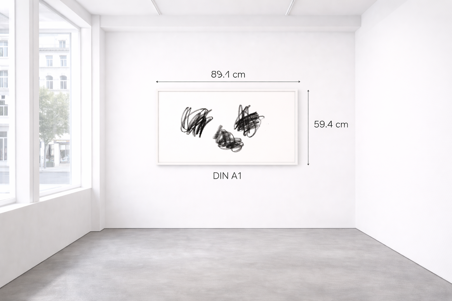 ohne Titel – Fine Art Giclée-Print auf Hahnemühle Baumwollpapier, 59,4×84,1 cm · Gregor Stehle (AV-P-A1-059)