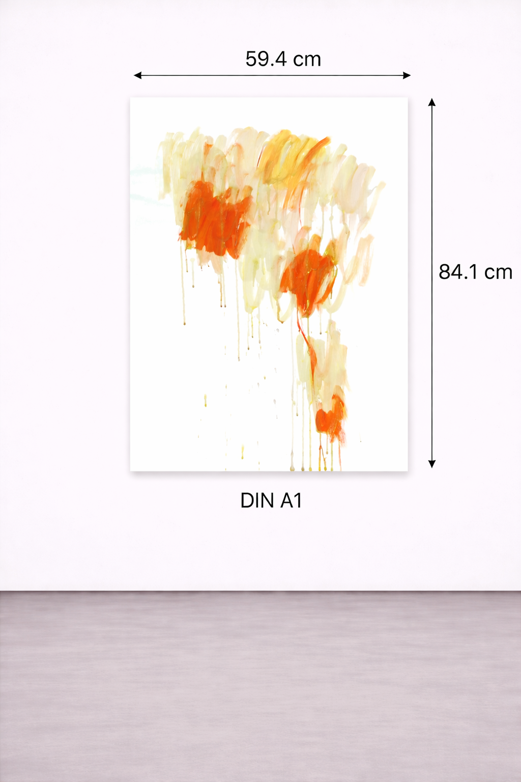 ohne Titel – Acrylfarbe auf Papier, 59,4×84,1 cm, Gregor Stehle (AV-PO-A1-018)