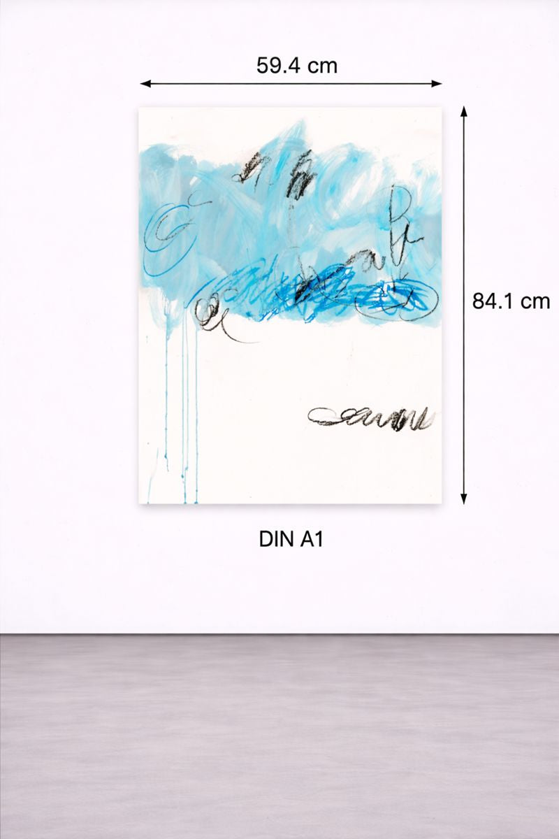 ohne Titel – Acrylfarbe auf Papier, 59,4×84,1 cm, Gregor Stehle (AV-PO-A1-017)