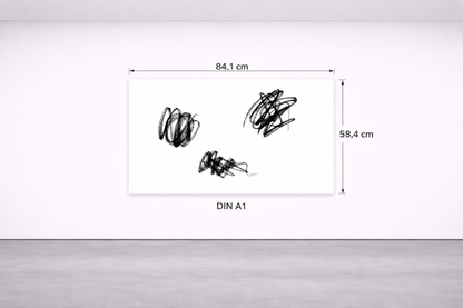 ohne Titel – Fine Art Giclée-Print auf Hahnemühle Baumwollpapier, 59,4×84,1 cm · Gregor Stehle (AV-P-A1-060)